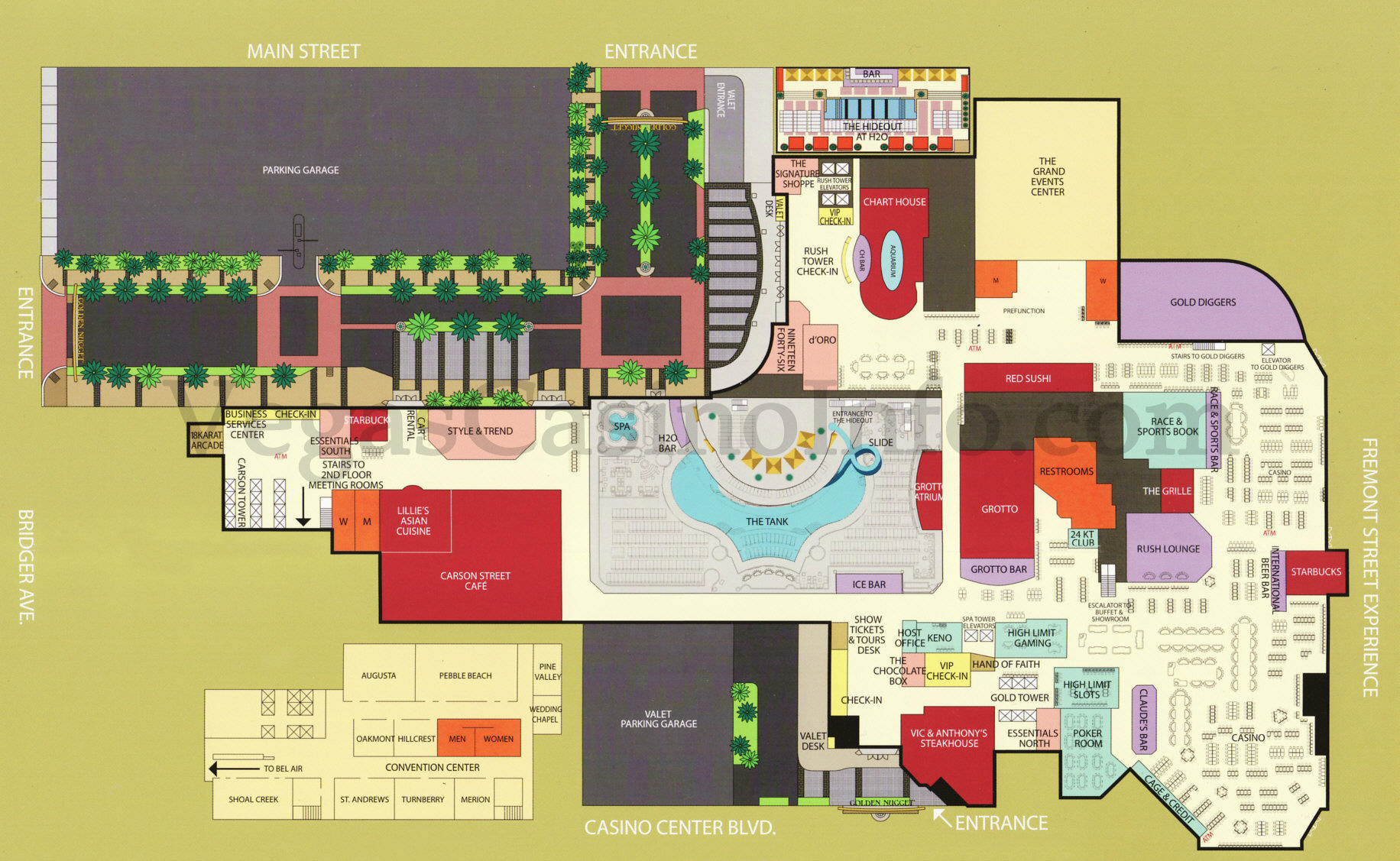 Las Vegas Hotel & Casino Property Maps